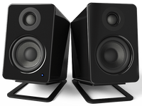 Kanto Audio S2 (Small) - Desktop Speaker Stands for YU2 Speakers (Pair) - Aluminium Black