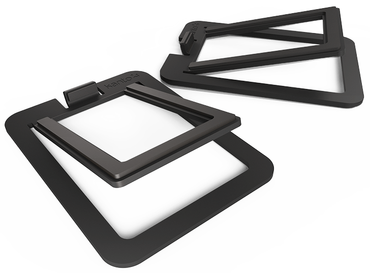 Kanto Audio S2 (Small) - Desktop Speaker Stands for YU2 Speakers (Pair) - Aluminium Black