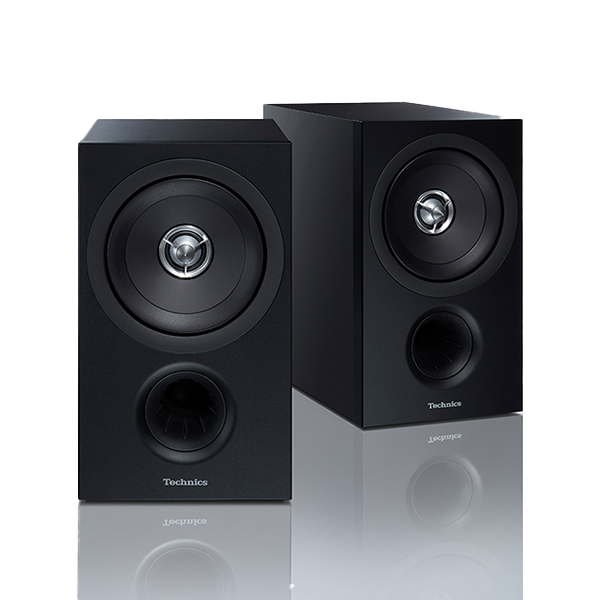 Technics SB-C600E Premium Class Coaxial Bookshelf Speakers - Matte Black