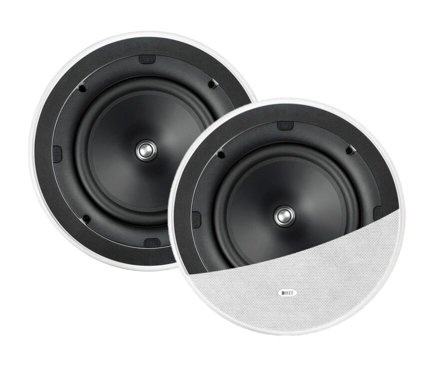 WiiM AMP + X4 KEF Ci160ER - Architectural Ceiling Speakers