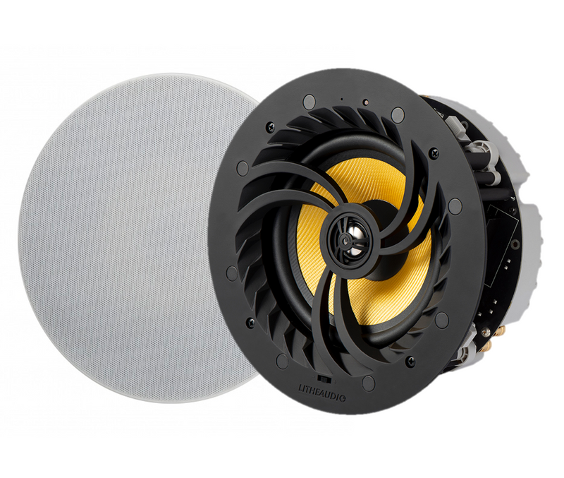 Lithe Audio Wi-Fi Ceiling Speaker (Pair - Active/Passive) - V2 06610