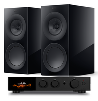Audiolab 9000A & KEF R3 META Bookshelf Speakers