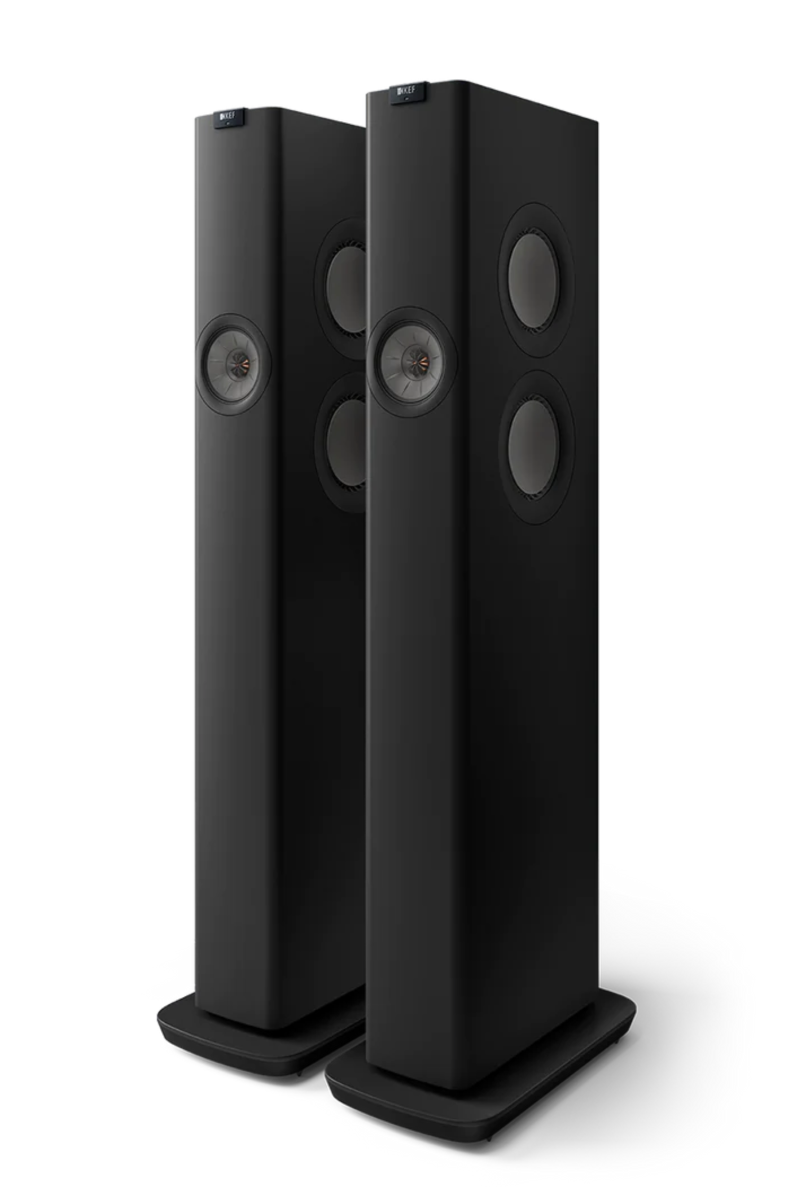 KEF LS60 Wireless Floorstanding Speakers - Carbon Black
