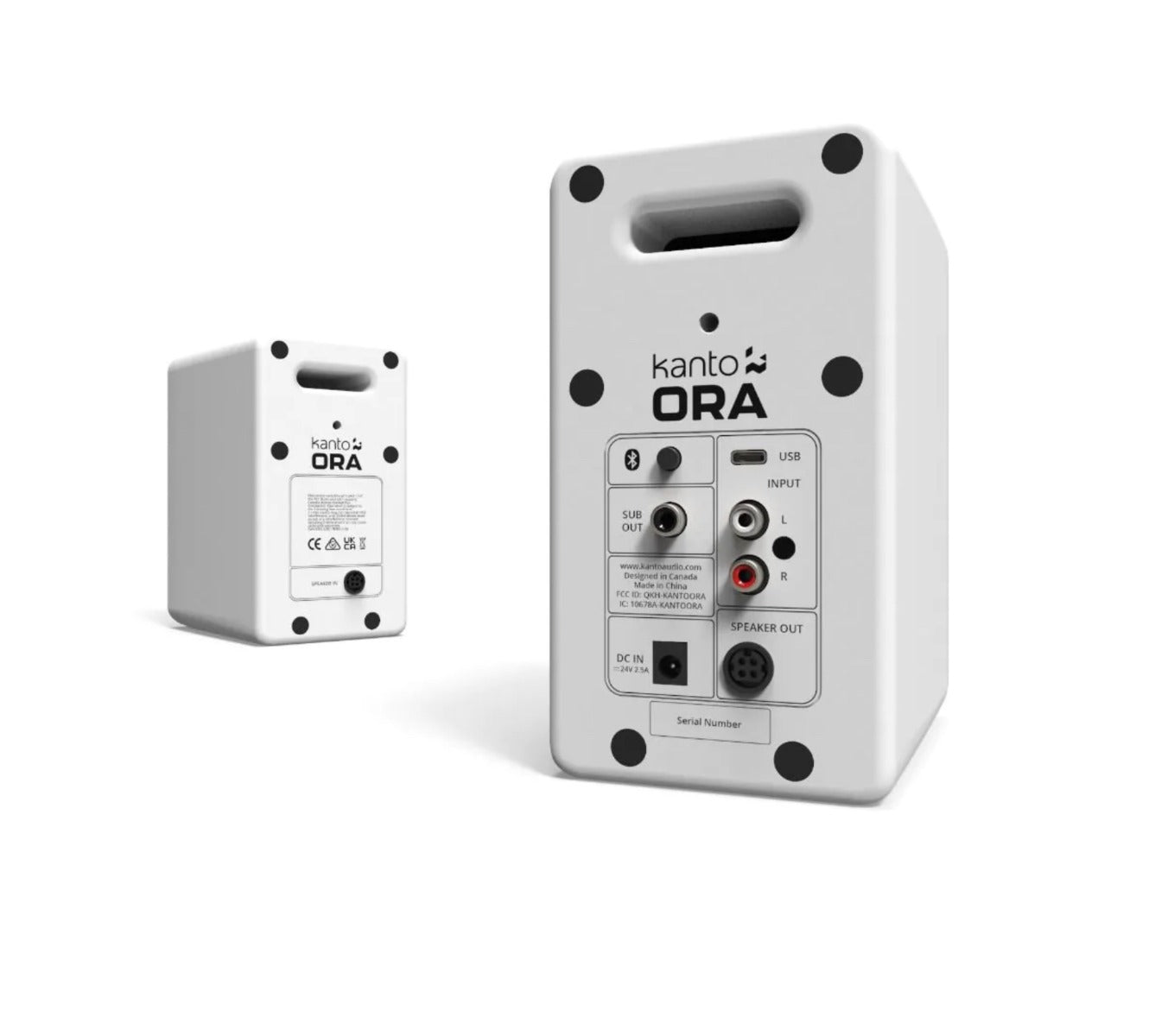 Kanto Ora Powered Reference Desktop Speakers - White
