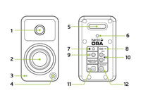 Kanto Ora Powered Reference Desktop Speakers - White