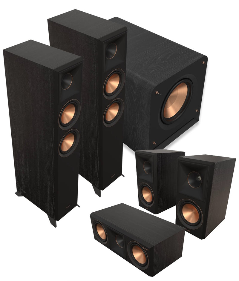 Klipsch RP-5000F II 5.1.2 Atmos 10" Speaker Bundle