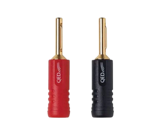QED Screwloc ABS 4mm (25 red + 25 black)