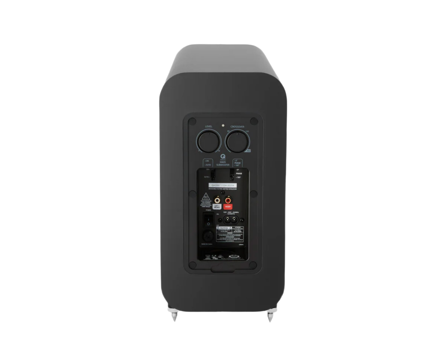 Q Acoustics 3060S Slimline Active Subwoofer – Satin Black
