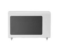 Q Acoustic M20 HD Wireless Music System Speakers - White + Q Acoustics 3060S Slimline Active Subwoofer - Satin White