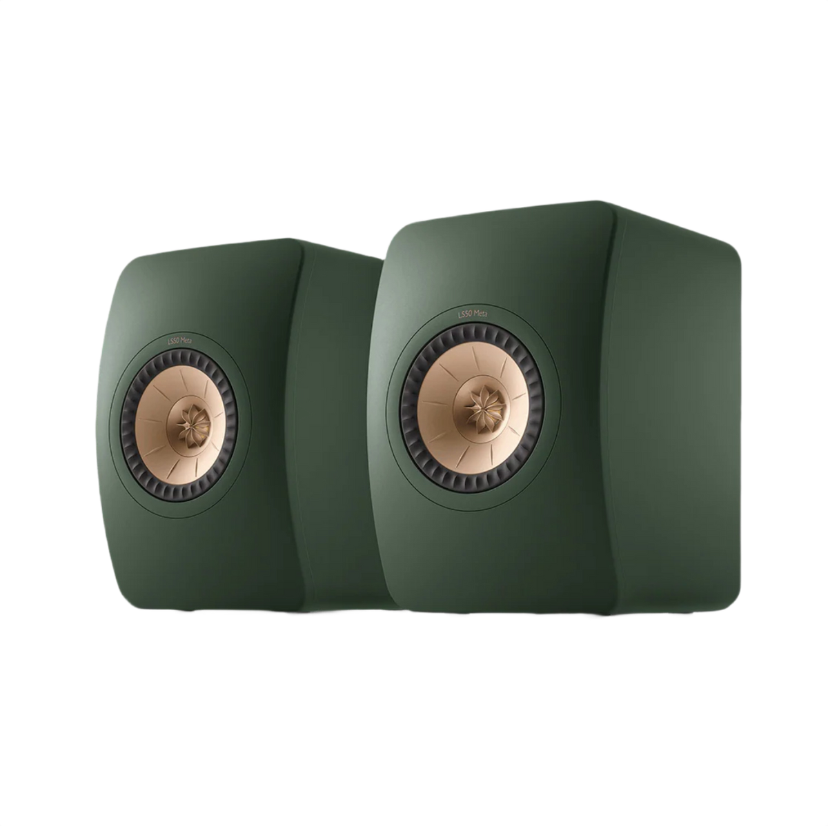 KEF LS50 Meta Bookshelf Speakers - Moss Green
