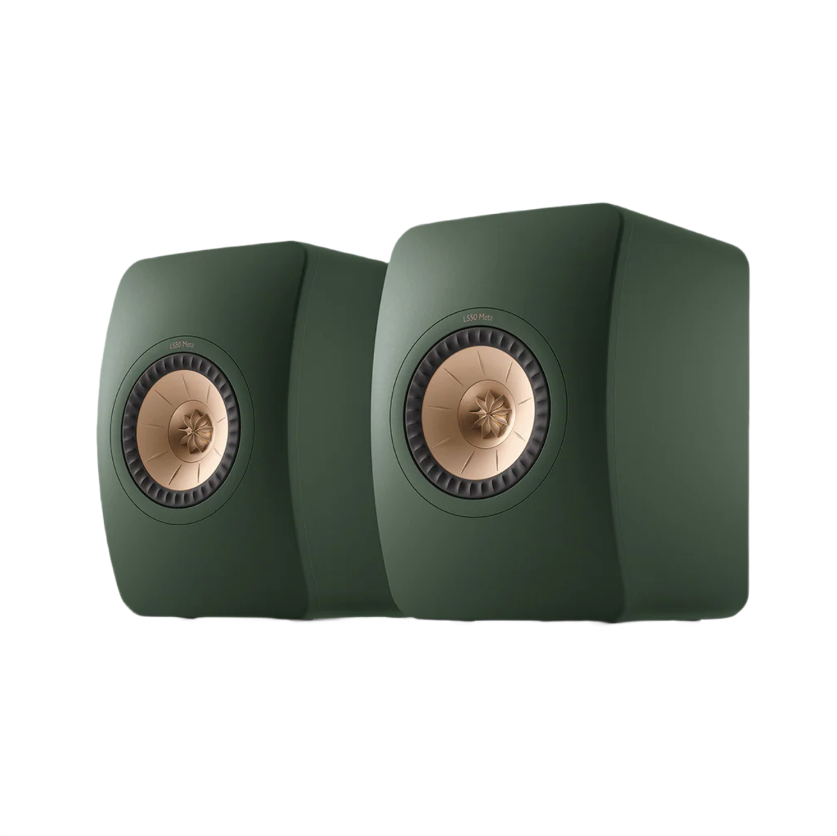 KEF LS50 Meta Bookshelf Speakers - Moss Green