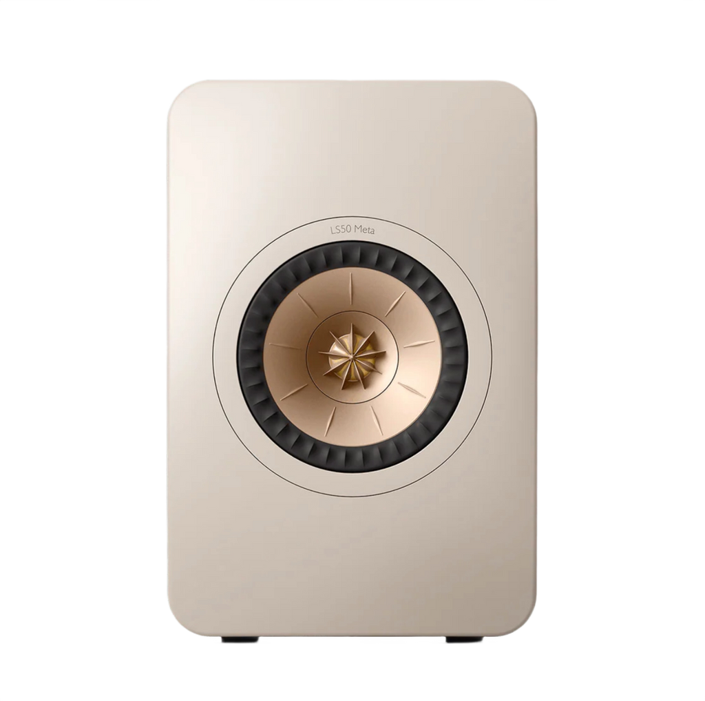 KEF LS50 Meta Bookshelf Speakers - Sand Shell