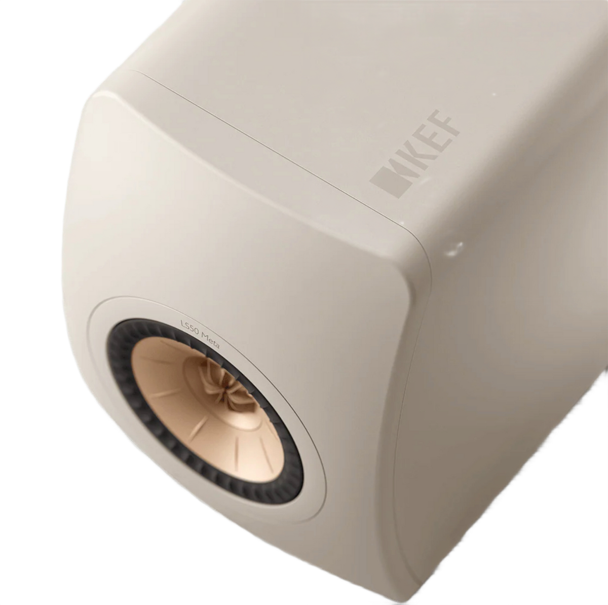KEF LS50 Meta Bookshelf Speakers - Sand Shell