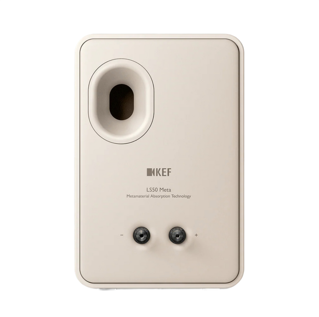 KEF LS50 Meta Bookshelf Speakers - Sand Shell