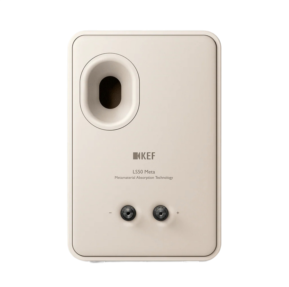 KEF LS50 Meta Bookshelf Speakers - Sand Shell