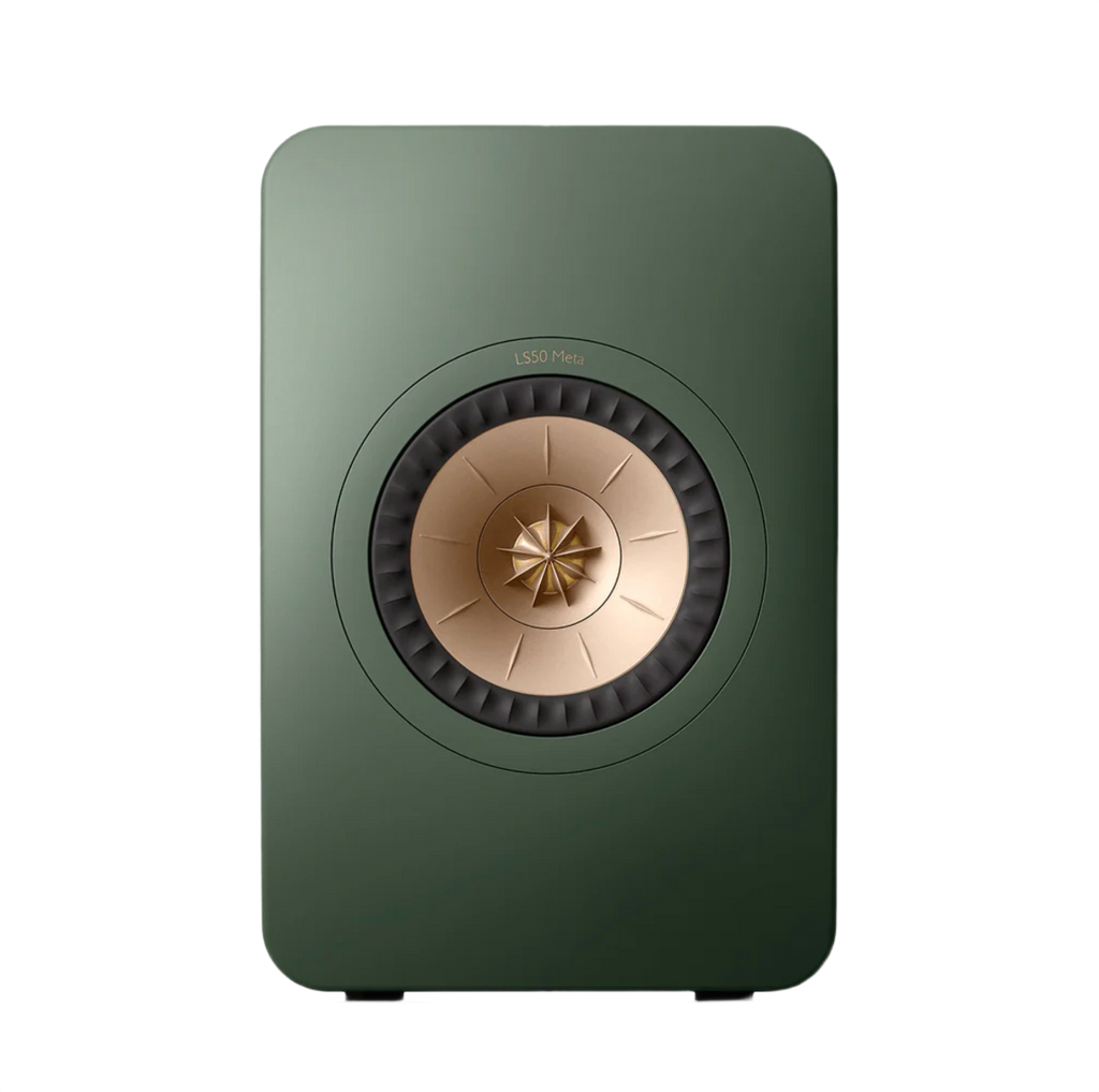KEF LS50 Meta Bookshelf Speakers - Moss Green