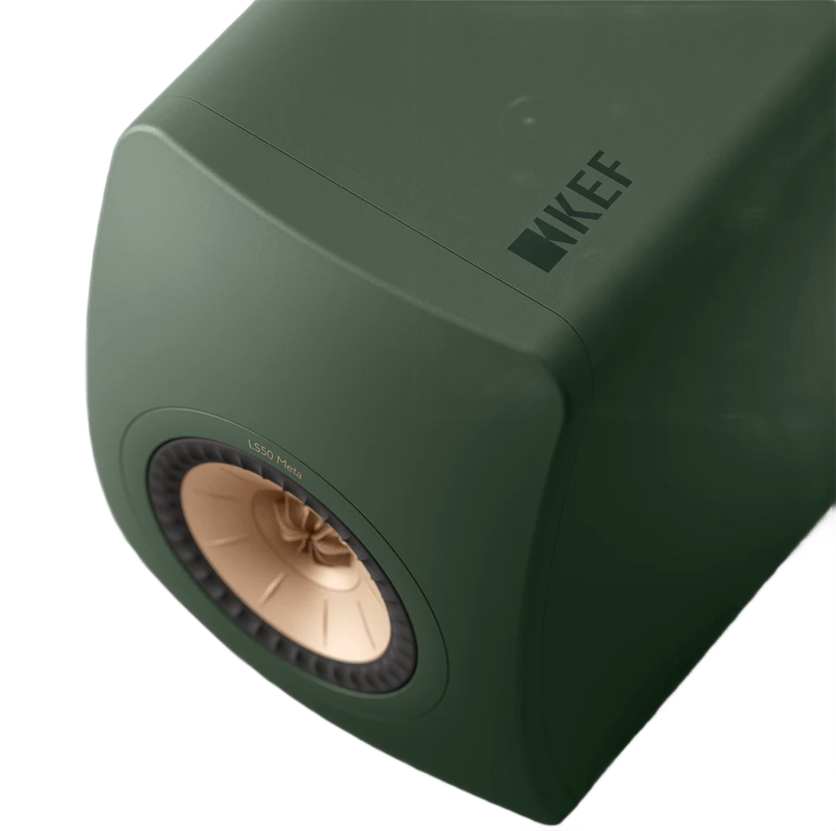 KEF LS50 Meta Bookshelf Speakers - Moss Green