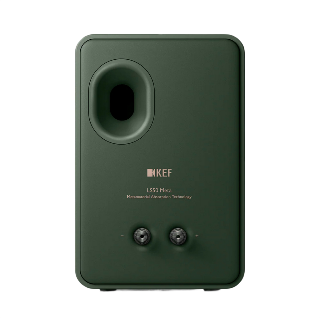 KEF LS50 Meta Bookshelf Speakers - Moss Green