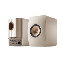 KEF LS50 Wireless II Studio Bookshelf Speakers - Sand Shell