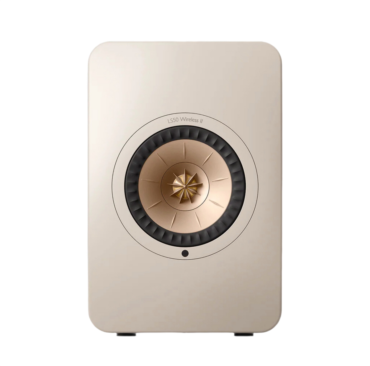 KEF LS50 Wireless II Studio Bookshelf Speakers - Sand Shell