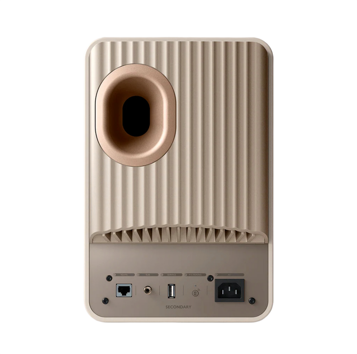 KEF LS50 Wireless II Studio Bookshelf Speakers - Sand Shell