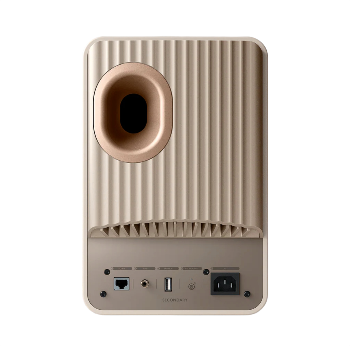 KEF LS50 Wireless II Studio Bookshelf Speakers - Sand Shell