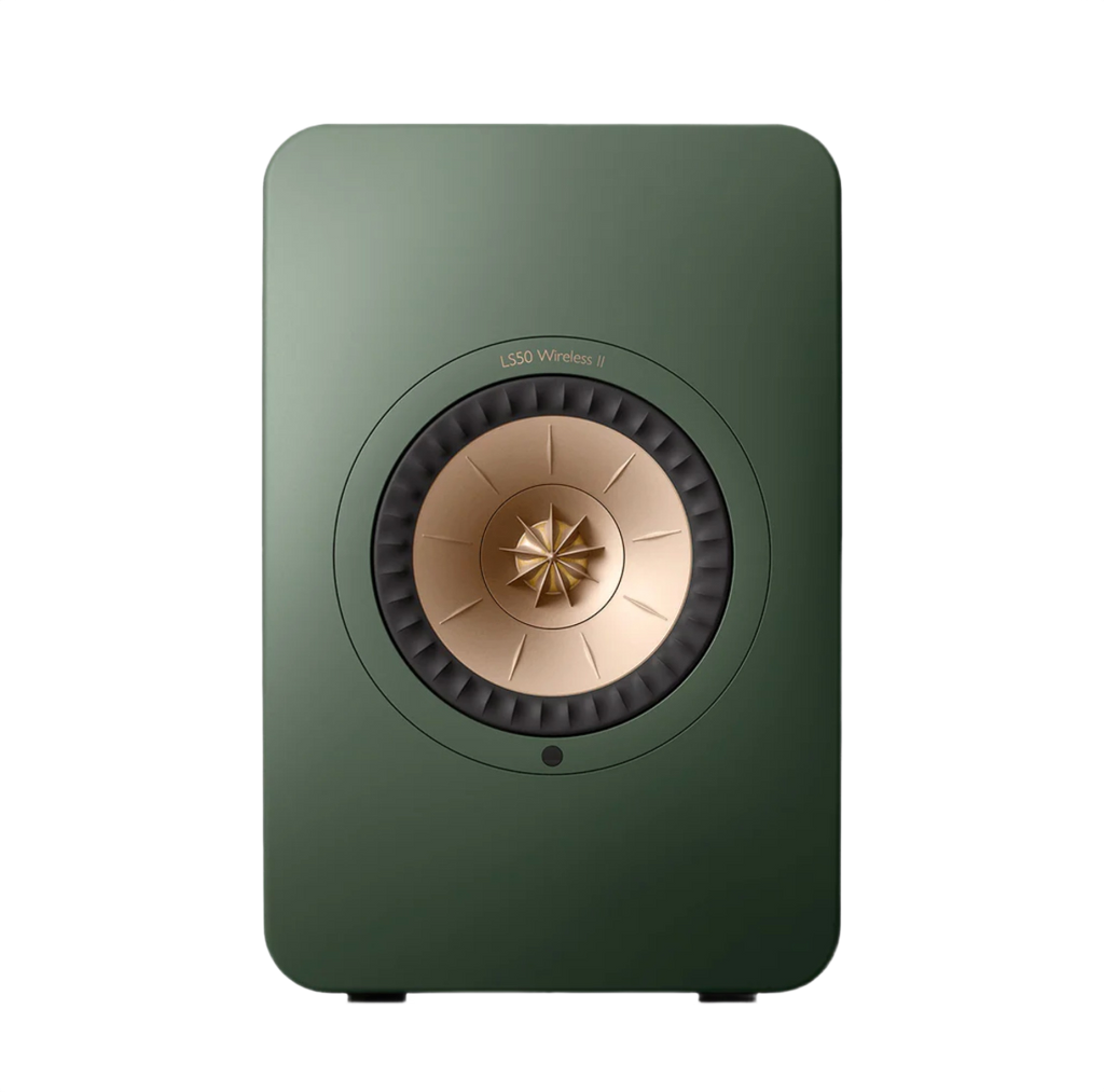 KEF LS50 Wireless II Studio Bookshelf Speakers - Moss Green