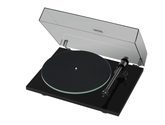 Pro-Ject T Line - T1 Evo Turntable + Kanto Audio YU6 Active Powered Bluetooth Studio Speakers - Black