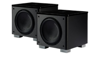 REL HT/1003 MKII Subwoofer – Stereo Pair (Black) + FREE 2 x QED Connect Subwoofer Cable – 3M