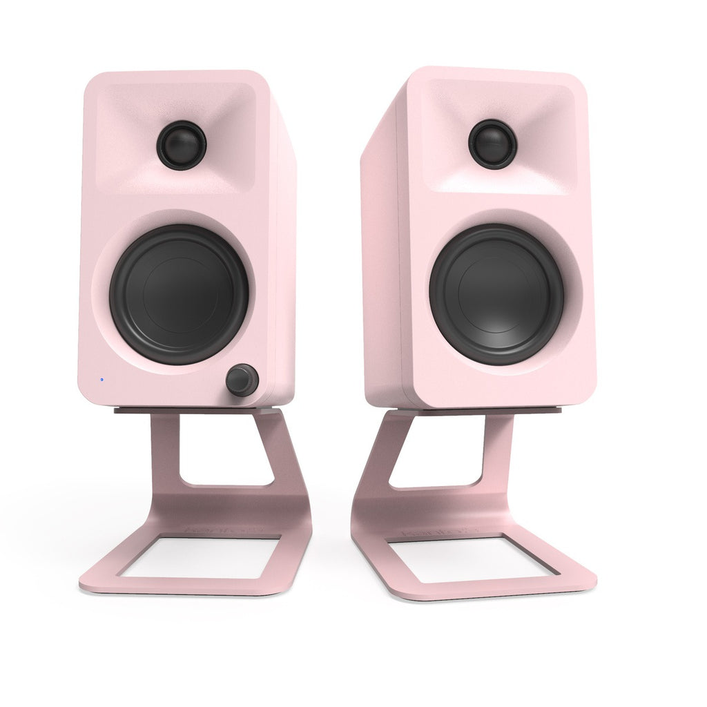 Kanto ORA 100w Powered Reference Desktop Speakers with Bluetooth – Pink