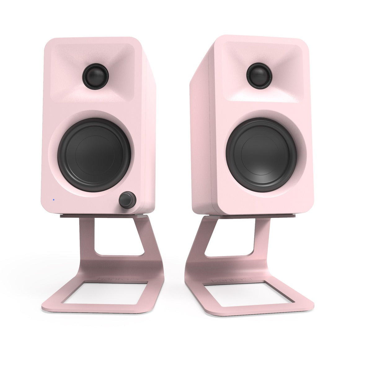 Kanto ORA 100w Powered Reference Desktop Speakers with Bluetooth – Pink