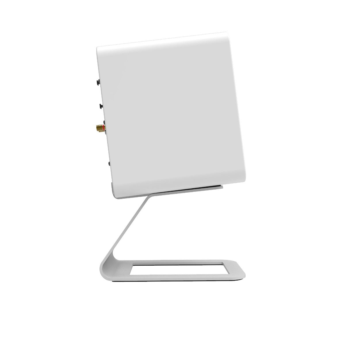 Kanto SE4 Elevated Desktop Speaker Stands for Midsize Speakers Pair - White