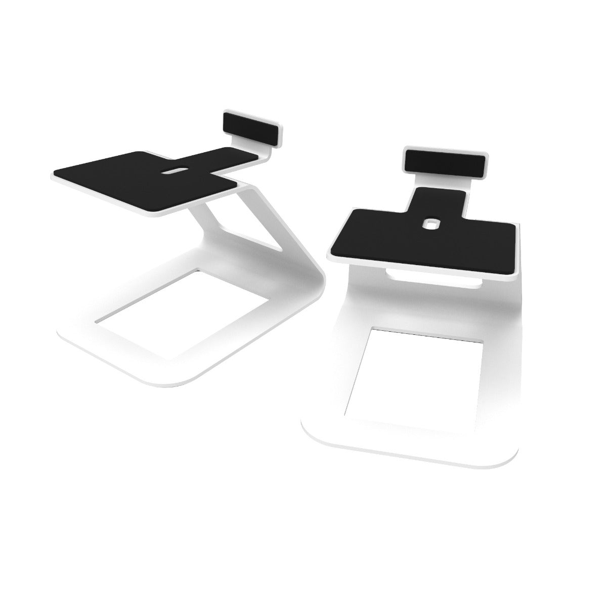 Kanto SE6 Elevated Desktop Speaker Stands for Large Speakers Pair - White