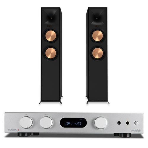 Audiolab 6000A - Integrated Amplifier + Klipsch R-600F Floorstanding Speakers