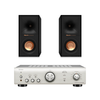 Denon PMA-600NE - Integrated Amplifier + Klipsch R-40M Bookshelf Speakers