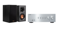 Yamaha A-S301 Amplifier + Klipsch R-41M Speakers Package with 5 metres Classic 79 Strand