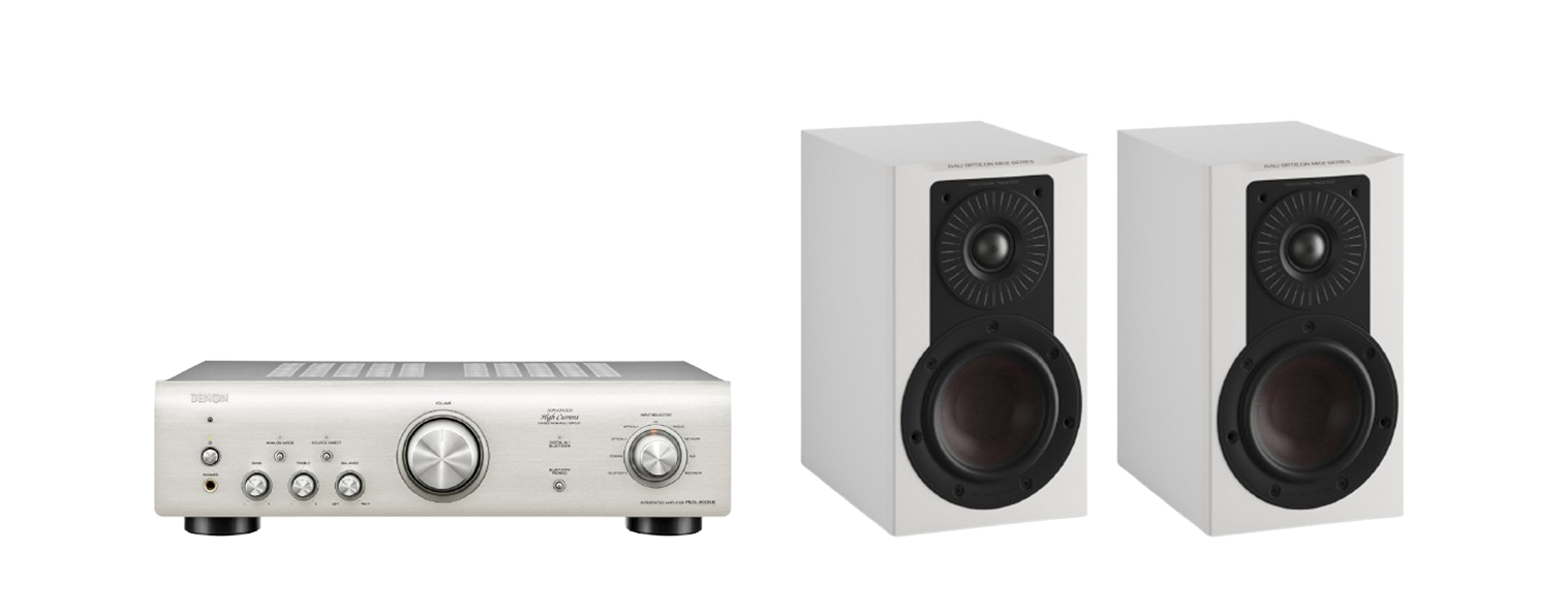 Denon PMA-600NE Integrated Amplifier + Dali Opticon 1 MK2 Stand Mount Speakers