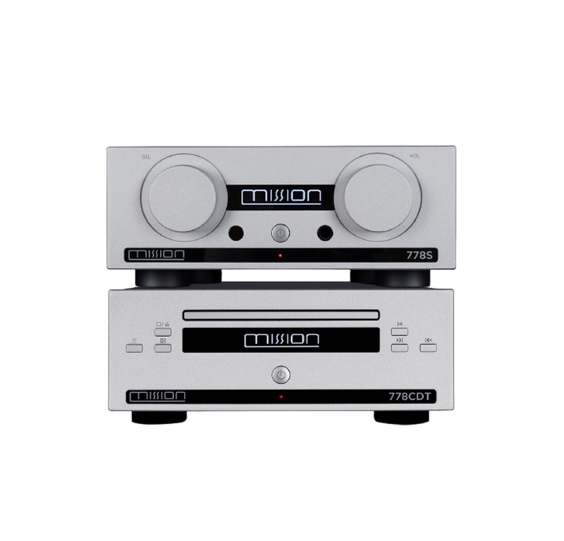 Mission 778S Streamer & 778CDT CD Transport Bundle – Silver