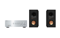 Yamaha A-S701 Stereo Amplifier + Klipsch R-40M Bookshelf Speakers