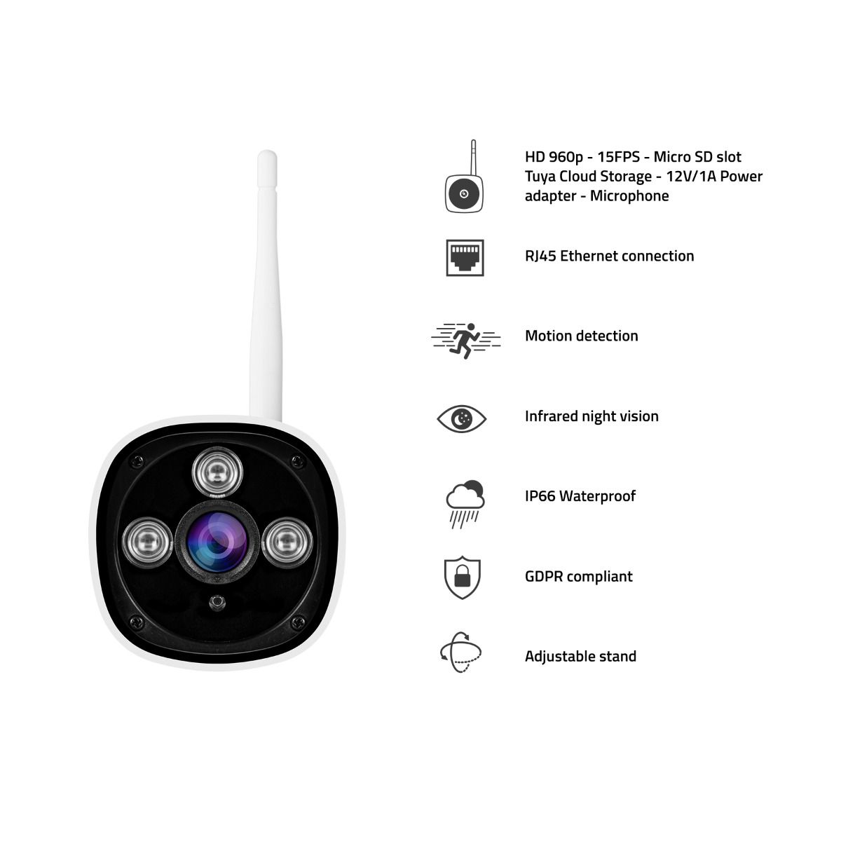 Hombli Full HD 1080p Smart Outdoor Camera