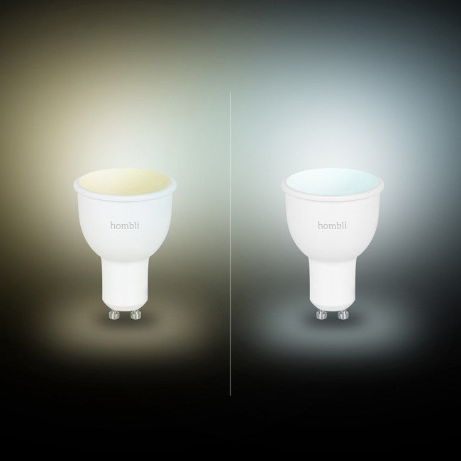 Hombli Smart Spot GU10 RGB (5 W) CCT + GU10 (4,5 W) CCT
