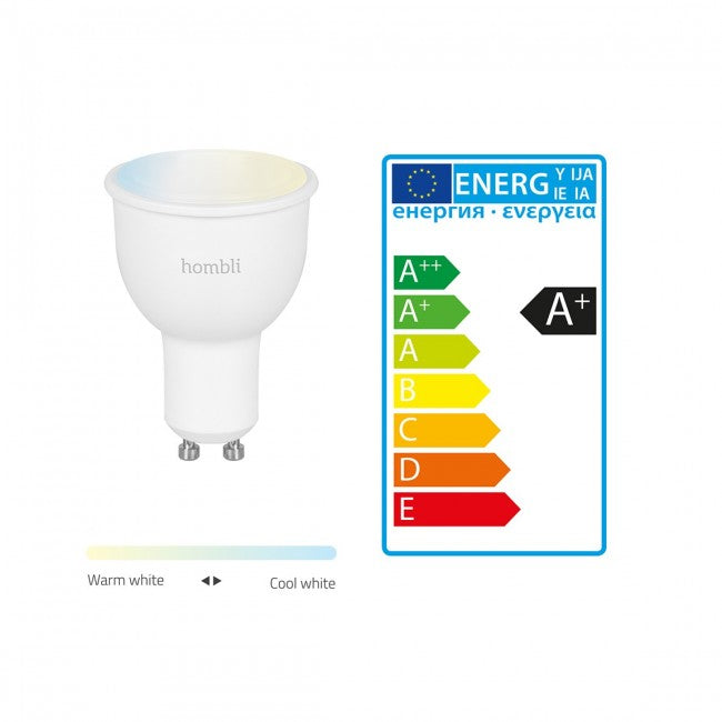 Hombli Smart Spot GU10 RGB (5 W) CCT + GU10 (4,5 W) CCT