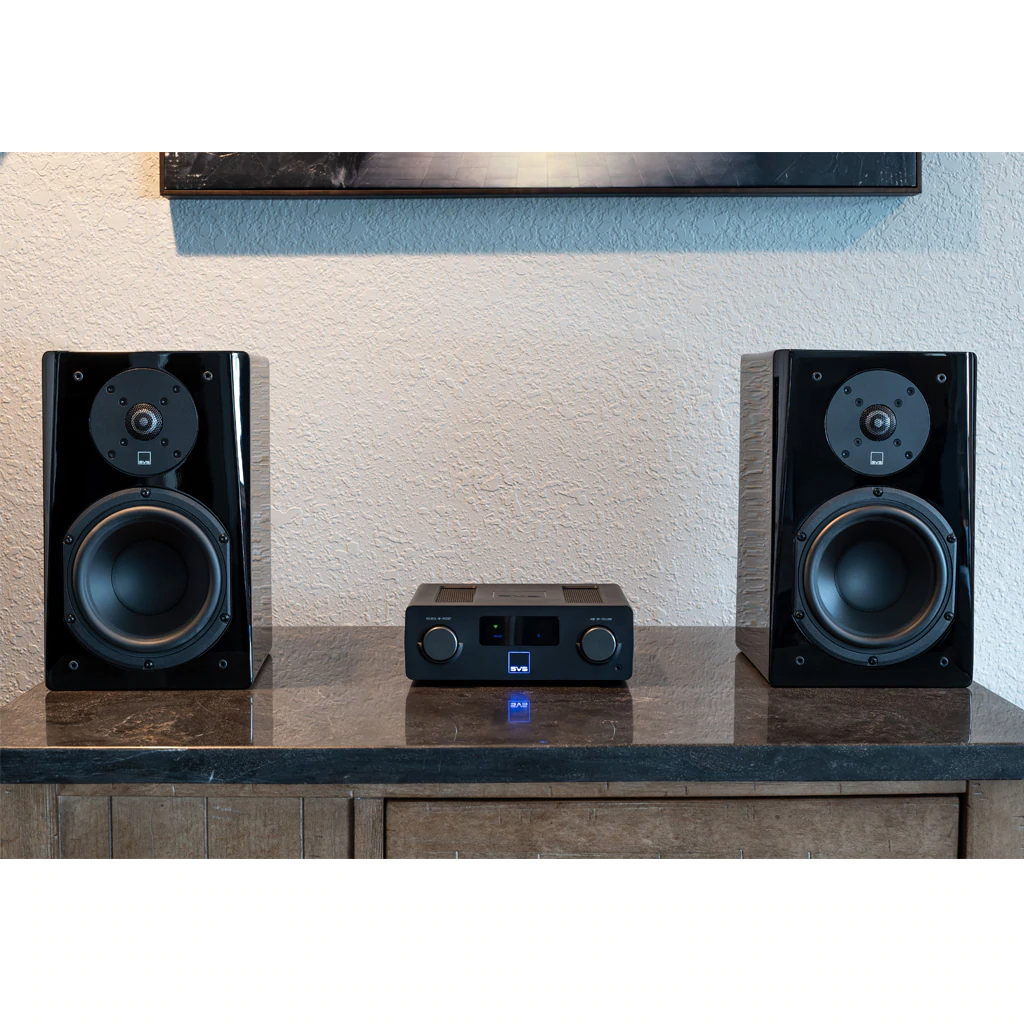 SVS Prime Bookshelf Speakers - Black Gloss