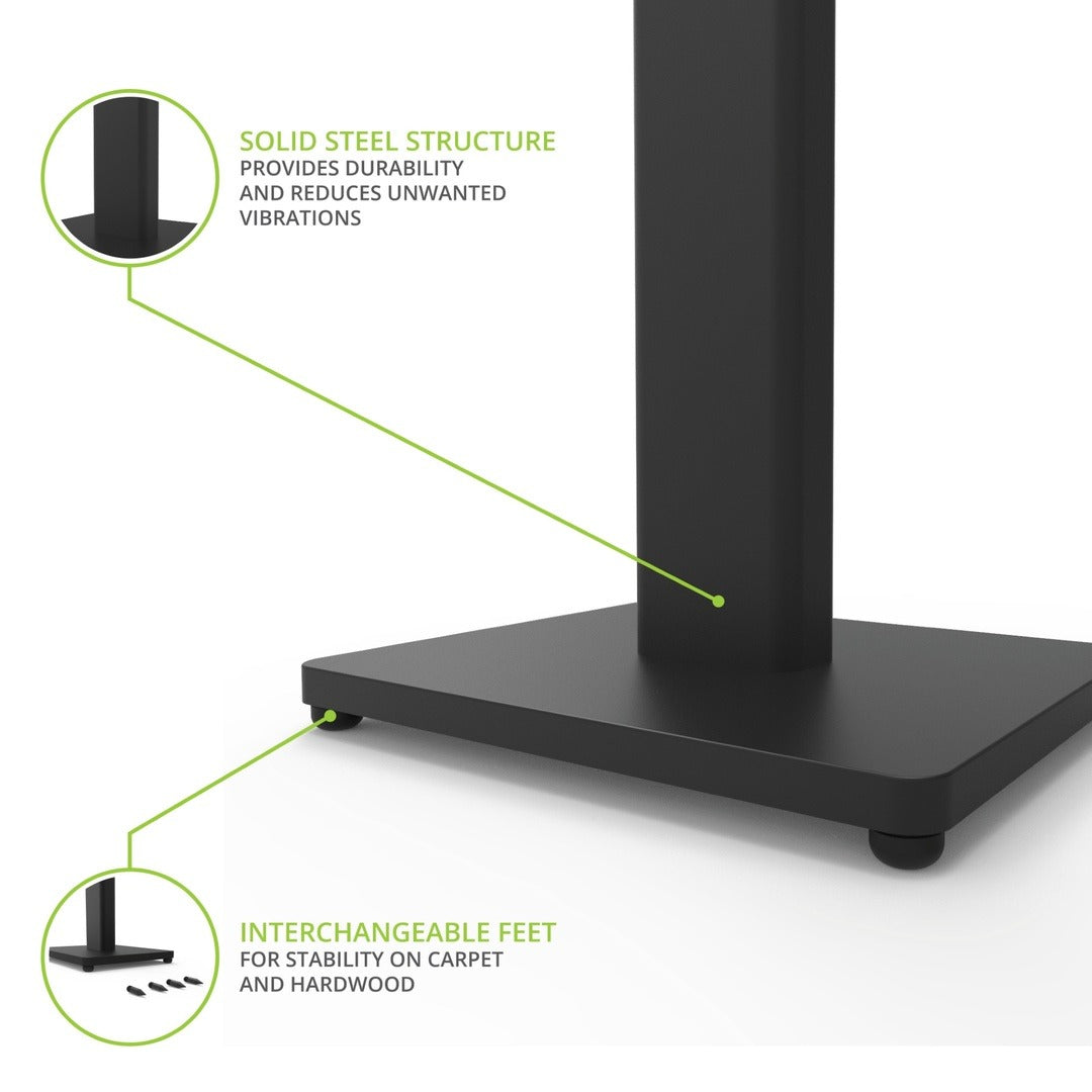 Kanto ST28 Speaker Stands 28” (Black)