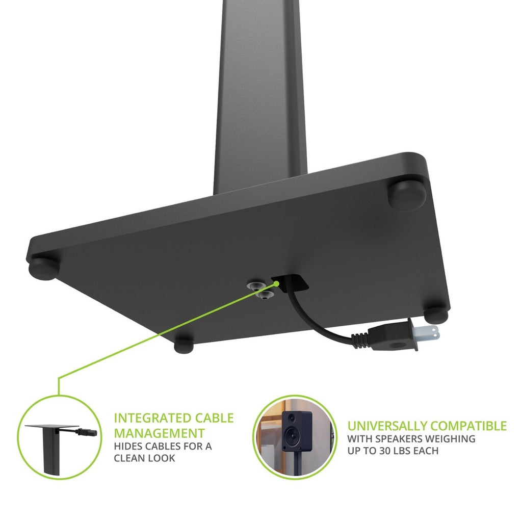 Kanto ST28 Speaker Stands 28” (Black)