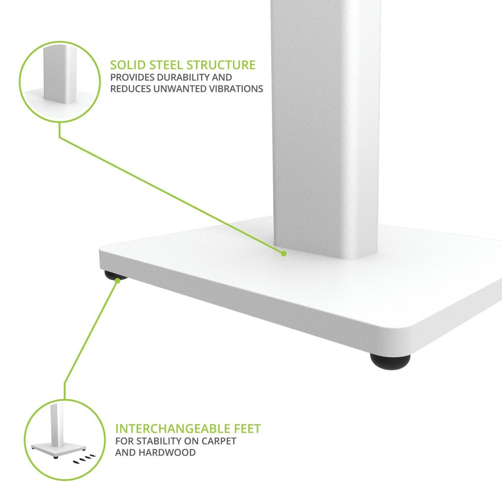 Kanto ST28 Speaker Stands 28” (White)