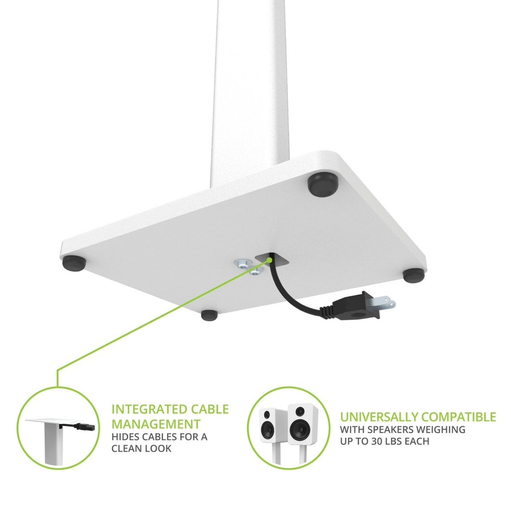 Kanto ST28 Speaker Stands 28” (White)