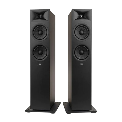 WiiM AMP Pro Music Streaming Amplifier + JBL Stage 260F Floor Standing Speakers Package and 5 metres Classic 79 Strand