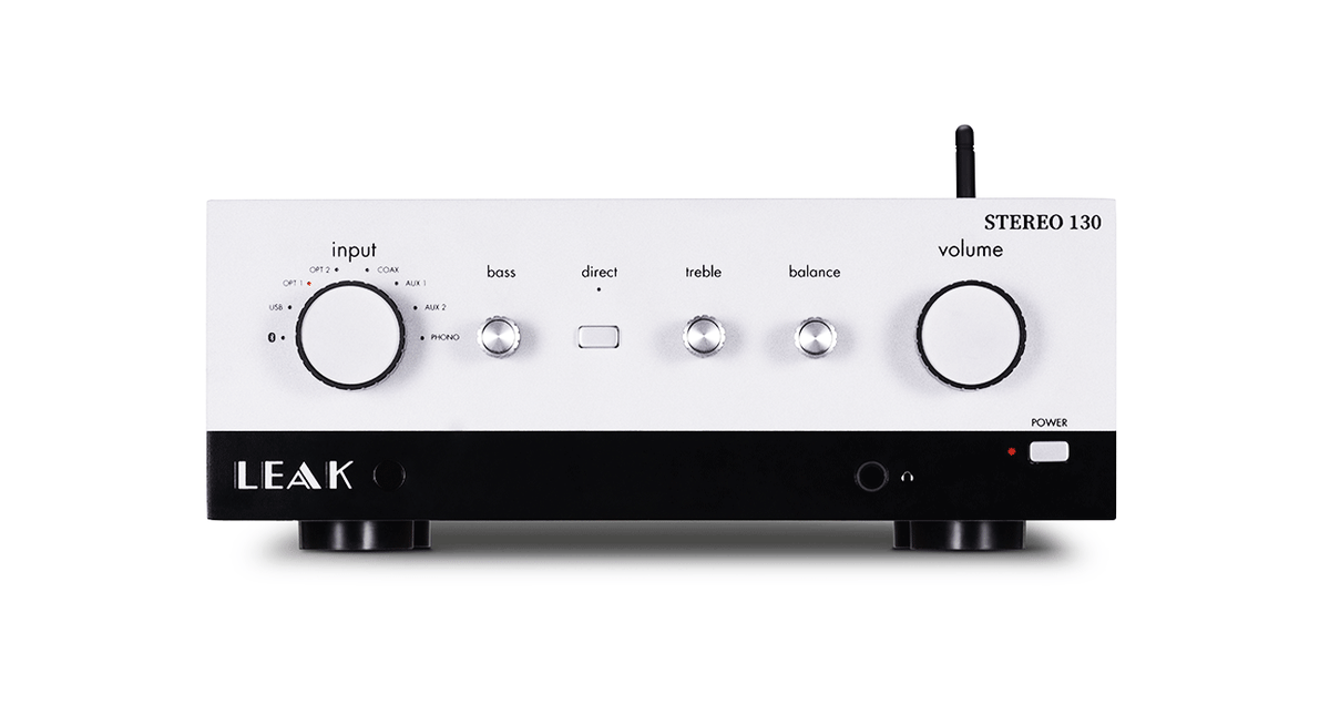 LEAK Stereo 130 Integrated Amplifier + Klipsch RP-500M II Speakers