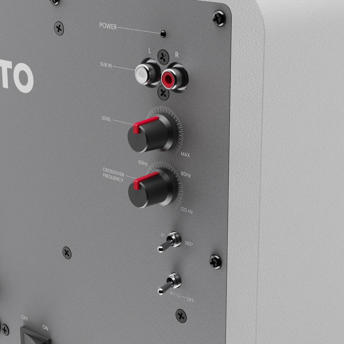 Kanto SUB6 Vinyl Subwoofer (Matte White)